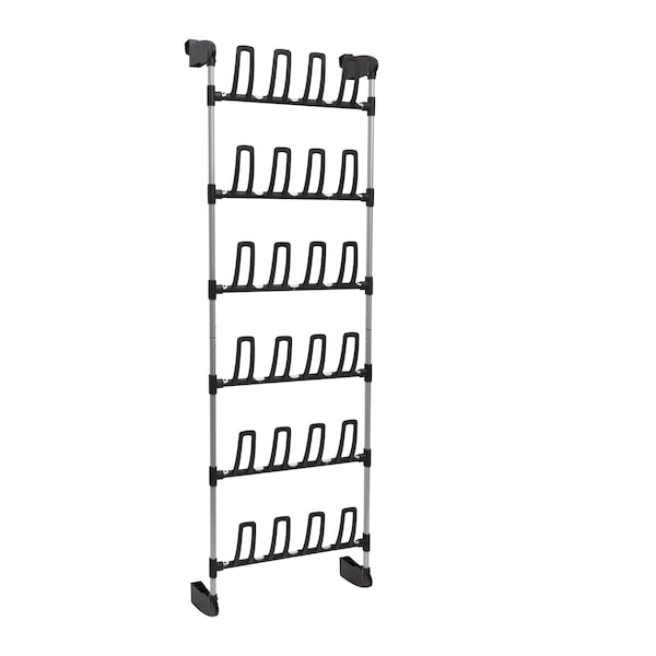 Organize It All 12 Pair Over the Door Shoe Rack NH-17718W - main